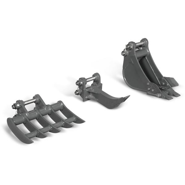 Attachment Set for Mini Compact Excavator MEC17, MEC17PRO (SKU: 150533; 150534）