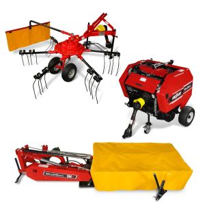 Hay Baler & Hay Rake Tedder & Disc Mower Combo,  HB3120,  HT100,  DM6
