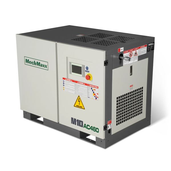 10HP Rotary Screw Air Compressor - 32 CFM,  116 PSI,  460V 3-Phase | Industrial-Grade