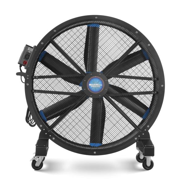 59" Portable Industrial Fan with High-Efficiency PMSM Motor,Mobile High Volume Floor Fan for Warehouse,Workshop & Gym