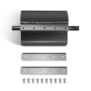 Cutter Barrel and 2 Blades for Wood Chipper GS1500 (SKU: 110200, 110200K, 110200Y）