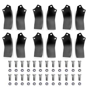 ( 1 Pack / 12 Pcs ) Blades for MRT Rotary Tiller  (for SKU: 201110; 201112; 201113）