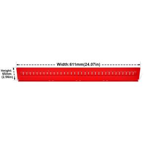 (1 Pack/6 Pcs Depth24.07"Height2.56")Extra Drawer Long Dividers For Modular Tool Cabinet