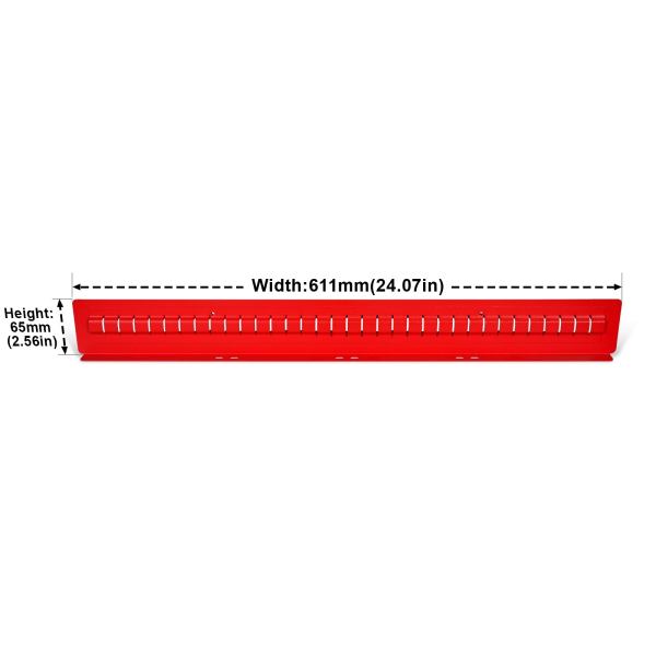 (1 Pack/6 Pcs Depth24.07"Height2.56")Extra Drawer Long Dividers For Modular Tool Cabinet