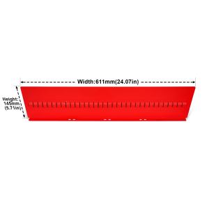 (1 Pack/6 Pcs Depth24.07"Height5.71")Extra Drawer Long Dividers For Modular Tool Cabinet