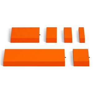 Segmented Clamp Bars Lengths: 0.98(25mm), 1.48(37.5mm), 2.07(52.5mm), 2.76(70mm), 5.51(140mm), 11.02(280mm) inch for SKU: 500001 | Model: MSMB1250E