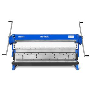 52-inch 3-in-1 Heavy Duty Pan and Box Brake – Slip Roll, Shear, Bending Machine for Sheet Metal, 16 Gauge Mild Steel, Adjustable Fingers, Heavy Duty, Metalworking, Fabrication, Rolling, Bending MMCB5216