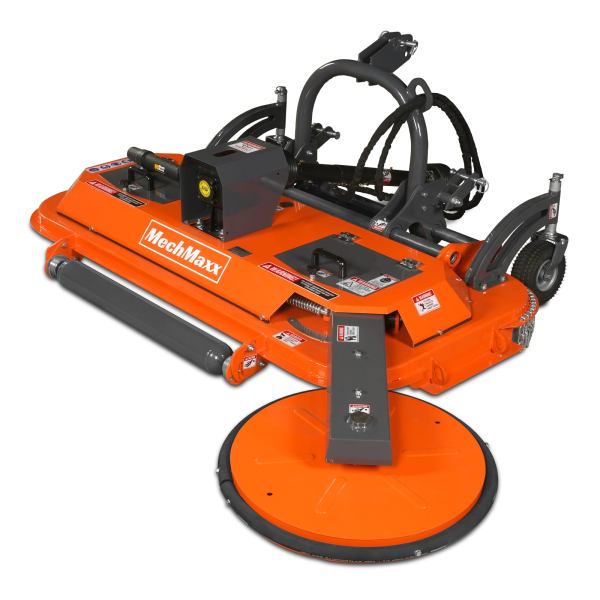72 in Orchard Finish Mower,  3 Point Hitch Cat.1,  Hydraulic Offset,  PTO Shaft Included with Shear Bolt,  25-50 HP,  FMS72