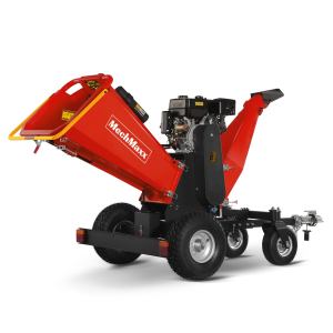 6 inch ZONSEN E-Start 459cc 15hp Gas Powered 4 - Wheel Drum Wood Chipper with Taillight ,  B150