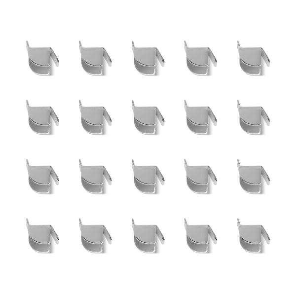 ( 1 Pack / 20 Pcs ) 20 pcs Shelf Clips for Dry Cabinet
