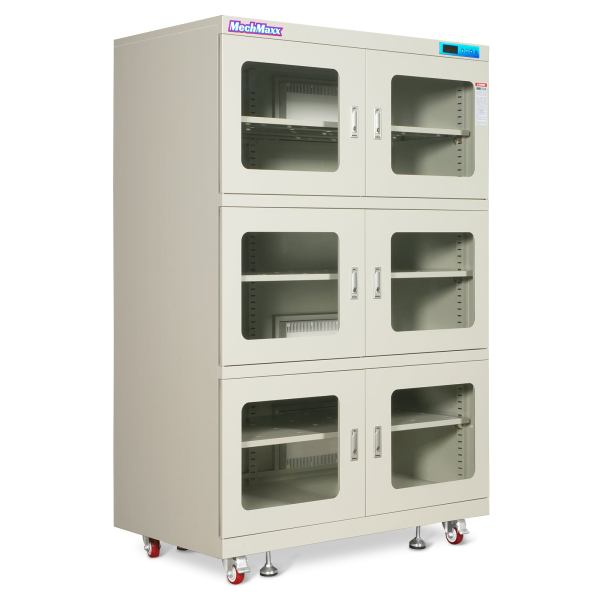 1-10% RH Electronic Dry Cabinet 1430L ESD Desiccator Cabinet Ultra-Low Humidity Storage,  White,  EDC1430CW-6