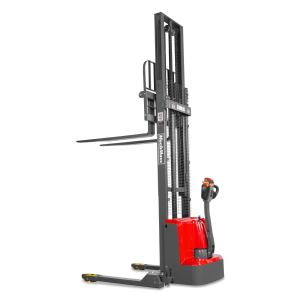 3300lbs Electric Straddle Stacker,  138" Lift,  Adjustable Legs & Forks,  F33-138SLA