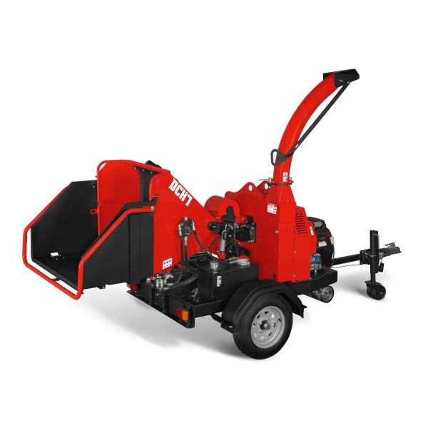 HONDA GX690 22HP 688cc Twin Cylinder Gasoline Engine Powered 7" Hydraulic Feeding Wood Chipper,  DCH7