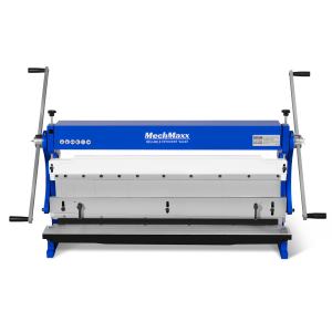 40-inch 3-in-1 Pan and Box Brake – Slip Roll, Shear, Bending Machine for Sheet Metal, 20 Gauge Mild Steel, Adjustable Fingers, Heavy Duty, Metalworking, Fabrication, Rolling, Bending MMCB4020