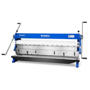 52-inch 3-in-1 Pan and Box Brake – Slip Roll, Shear, Bending Machine for Sheet Metal, 20 Gauge Mild Steel, Adjustable Fingers, Heavy Duty, Metalworking, Fabrication, Rolling, Bending MMCB5220