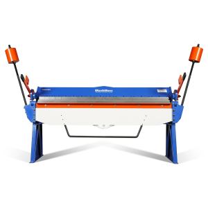80-inch Manual Sheet Metal Brake - 12 Gauge Bending Capacity, Adjustable Fingers, 6 Ft. Heavy-Duty Steel Construction for Precision Bending PB8012