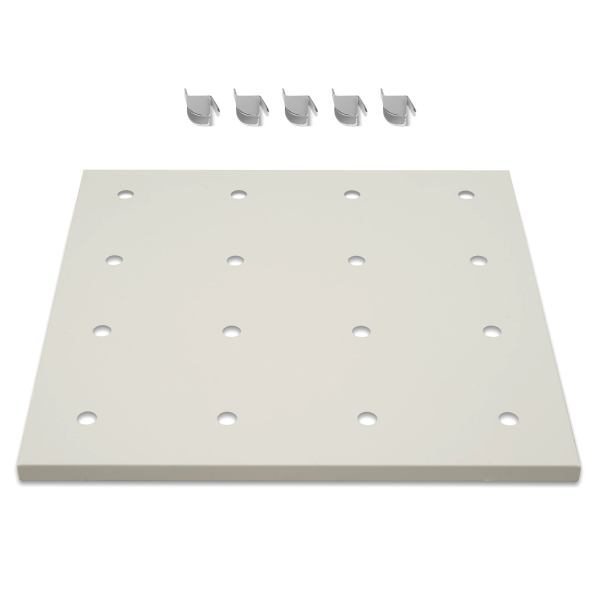 ( 1 Pack / 1 Pcs ) Shelf with 5 Pcs Clips, 210L Cabinet, White (for SKU:203012W, 203013W)