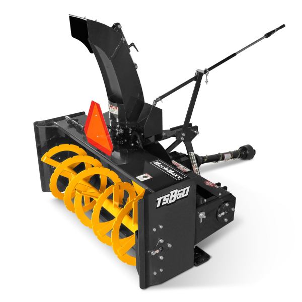 60" 3 Point PTO Snow Blower 24" Impeller Diameter 360° Snow Chute (PTO Shaft Included with Slip Clutch),  25-65 HP,  TSB60
