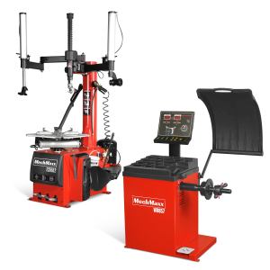 24" Rim Double Assist Arms Tire Changer Wheel Balancer Combo,  TC9662,  WB857