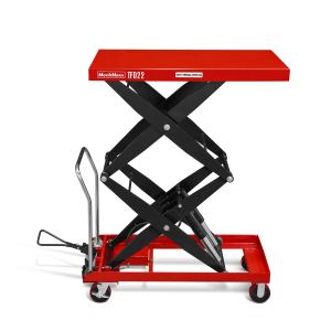 Mobile Double Scissor Lift Table Cart 2200lbs Capacity,  Platform Size,  47.2" x 24",  Height 66.9" ,  TFD22