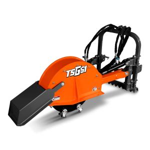 24'' Cutting Wheel Hydraulic Cylinders Stump Grinder,  (PTO Shaft Included with Slip Clutch) ,  35-60hp,   TSG61