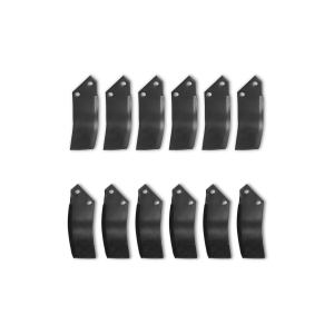 ( 1 Pack / 12 Pcs ) Blades for PTO Rotary Tiller (SKU: 150190; 150191; 150192; 150193）