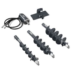 Mini Skid Steer Drive Auger with 6" ,  9" ,  12" Dia. Auger Bits