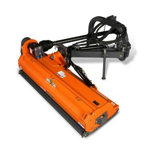72" Heavy Duty Offset Ditch Bank Flail Mower Italy CMR Gearbox,  90° Tilt,  70-100 HP Tractor,  3-Point Hitch,  PTO Driven,  VAM72