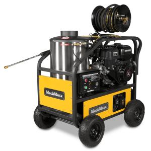 4000 PSI 4 GPM 15 HP ZONSEN E-Start Gas Engine Hot Water Pressure Washer with Hose Reel,  HPW40D